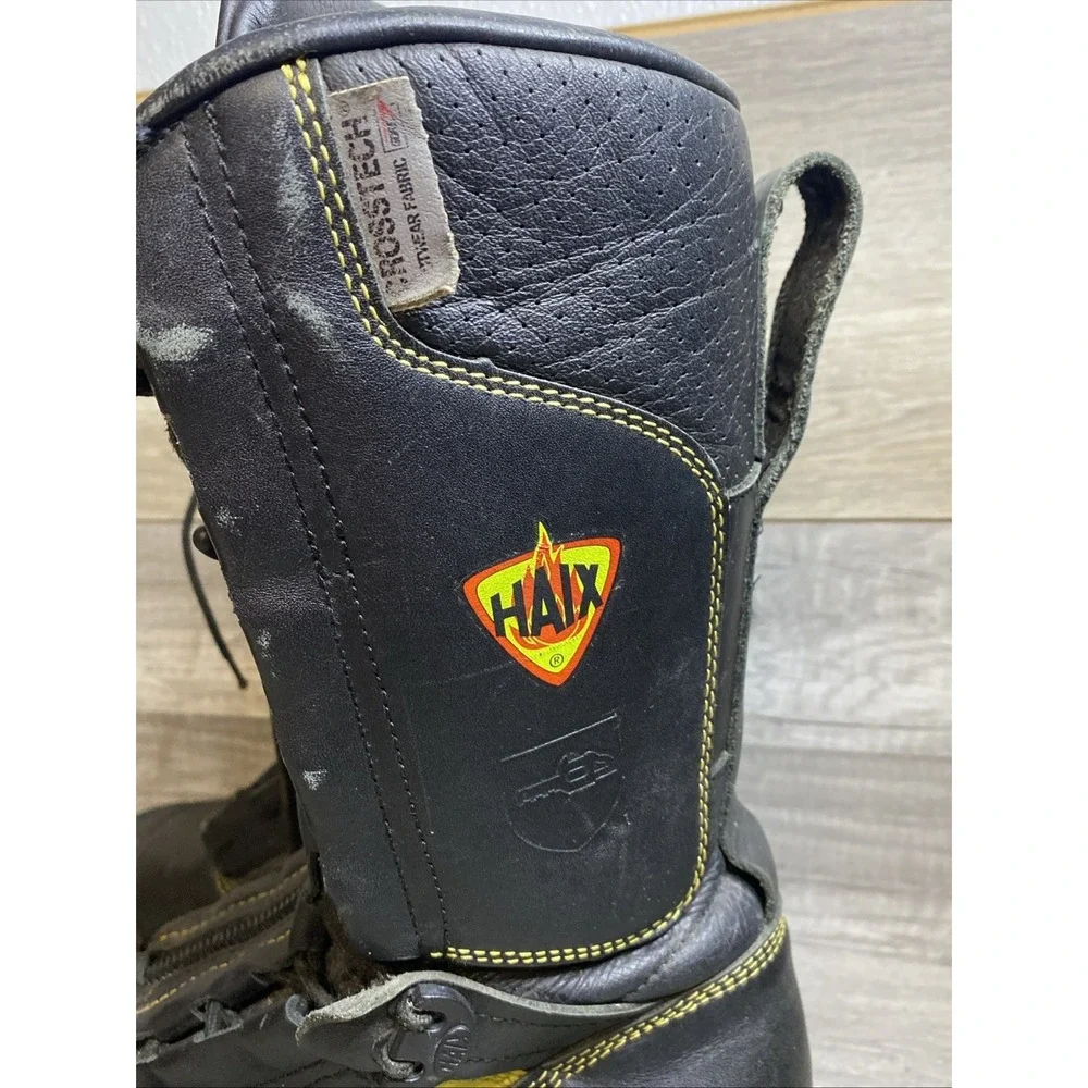 Haix shows wear